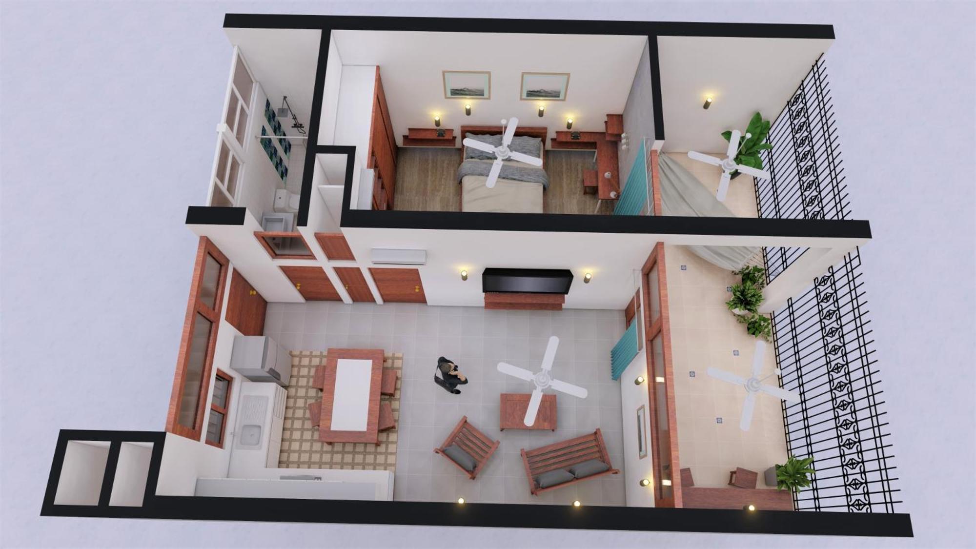 Apartment Morona Flats & Pool - 70 M2